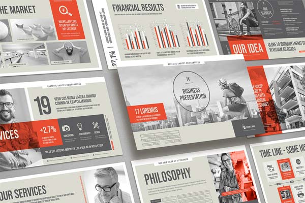 个性的企业或艺术设计工作室业务数据介绍画册模板（indd）