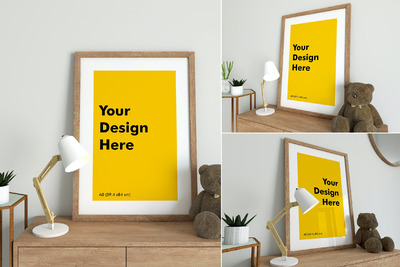 桌面框架场景 样机（PSD）