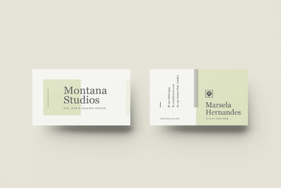 高端时尚简约清新优雅多用途的高品质名片设计模板-AI，EPS