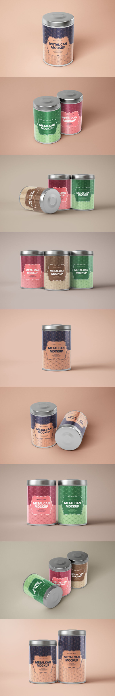 光滑圆形锡盒模型样机（PSD）