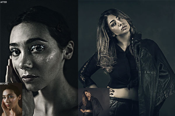 高对比度不饱和复古色调HDR效果Photoshop动作下载