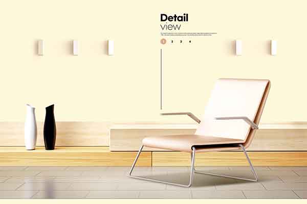 室内装饰设计家具品牌推广海报设计素材