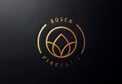 烫金皮革印压logo样机[PSD]