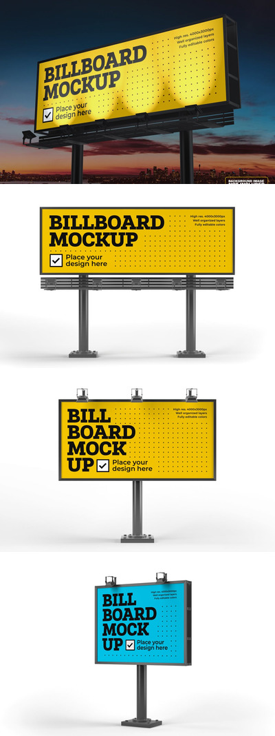 广告牌设计模型样机（PSD）