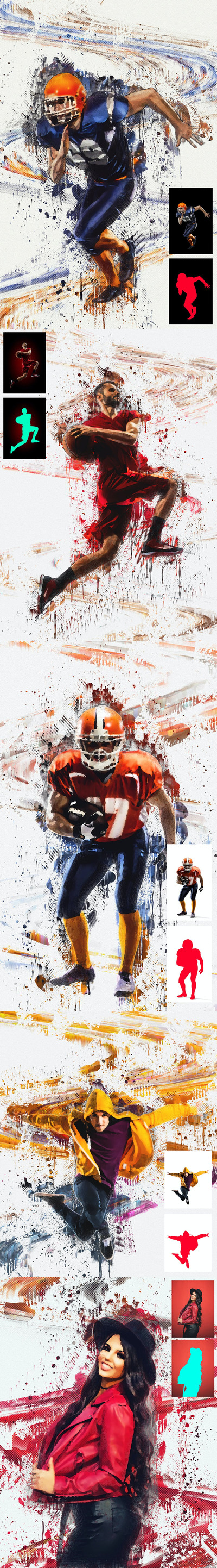 绘画艺术Photoshop动作（atn）