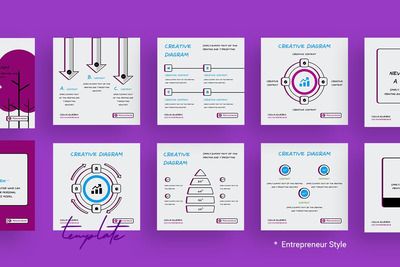 个性数据图表模板下载(PSD)