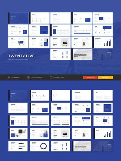 简约优雅高端多用途时尚大数据powerpoint幻灯片演示模板（pptx）
