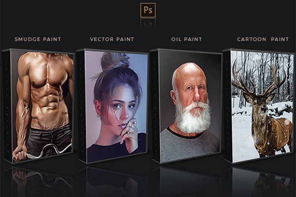 艺术绘画大师Photoshop动作下载