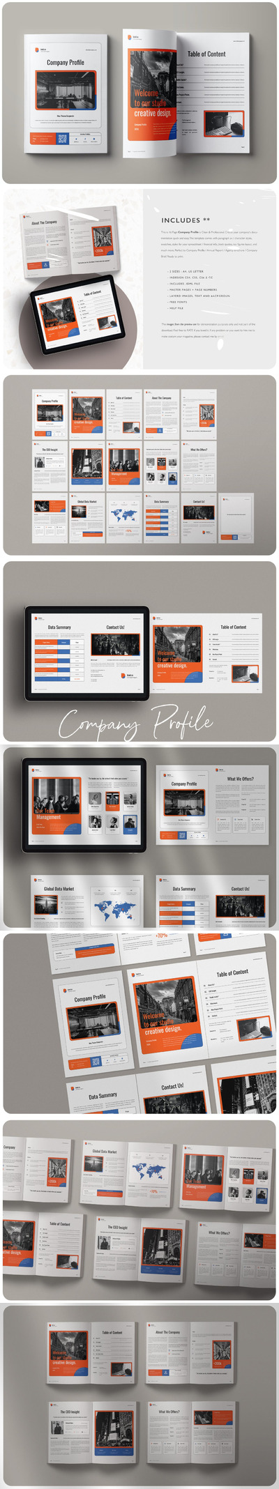 时尚高端高品质多用途品牌手册画册宣传册杂志房地产楼书设计模板