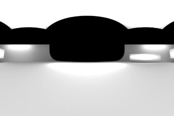 白色的工作室简约场景HDRI图片下载（HDRI）