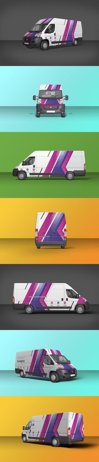 货运公司货车喷涂设计样机（PSD）