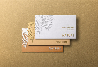 现代奢华名片样机[PSD]