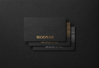 奢华名片纹理设计样机[PSD]