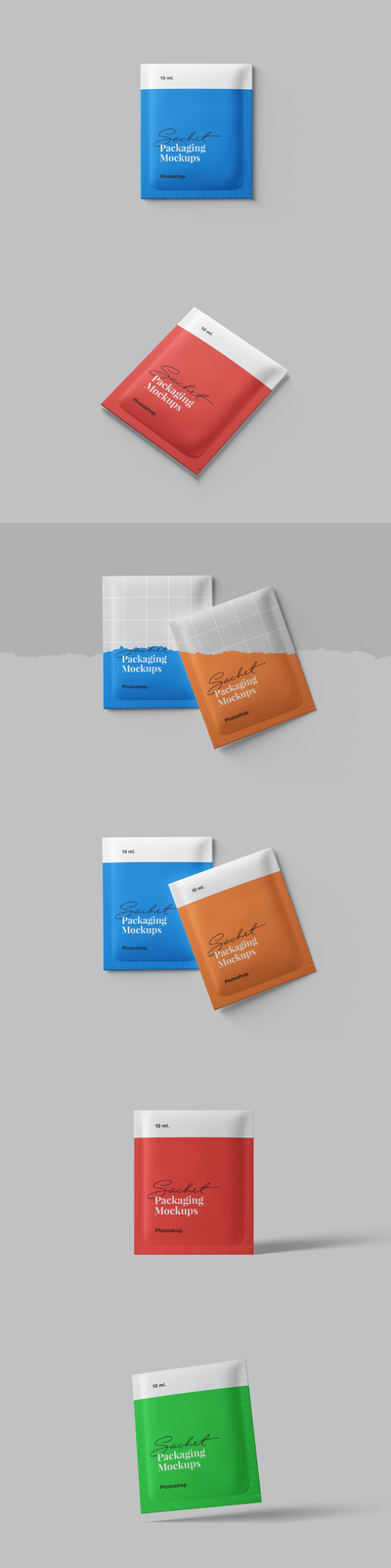 小袋包装模型样机下载（PSD）