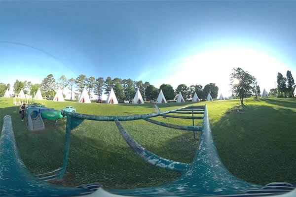 青草地牧场的早晨光线HDRI贴图（EXR）