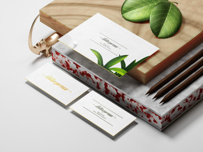 极简高端商务名片样机[PSD]