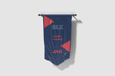 剪掉的丝旗模型样机下载（PSD）