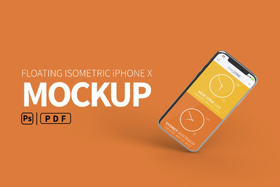 灵活的iPhone手机样机下载（PSD）