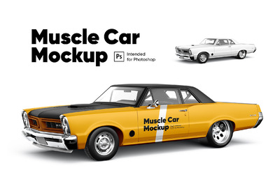 经典美式肌肉车样机（PSD）