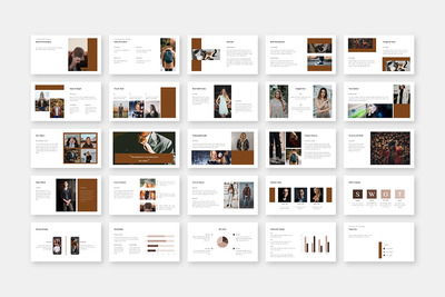 多元化的公司数据汇报PPT模板（PPTX）