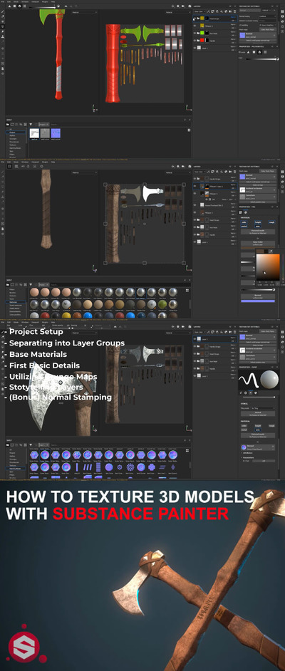 如何使用 Substance Painter 构造3D模型纹理