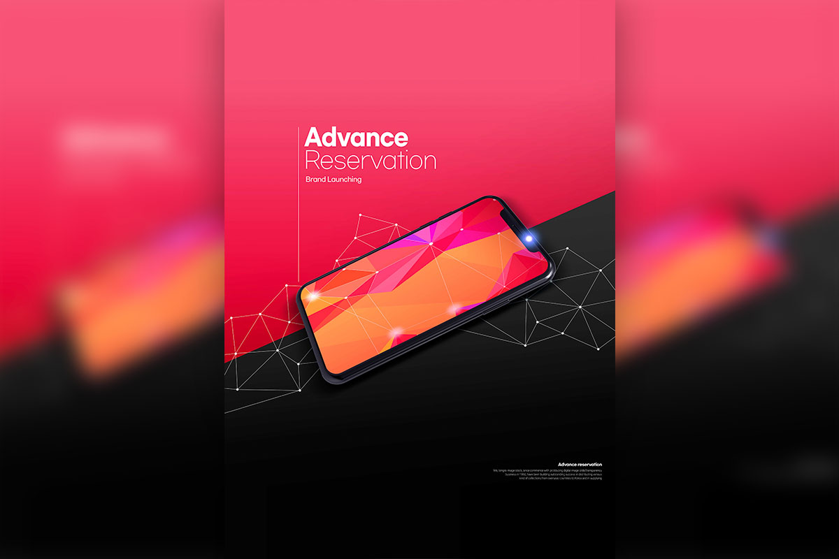 新品手机品牌发布会宣传海报设计psd素材