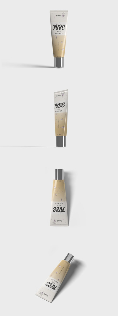 管状护肤品包装设计样机（PSD）
