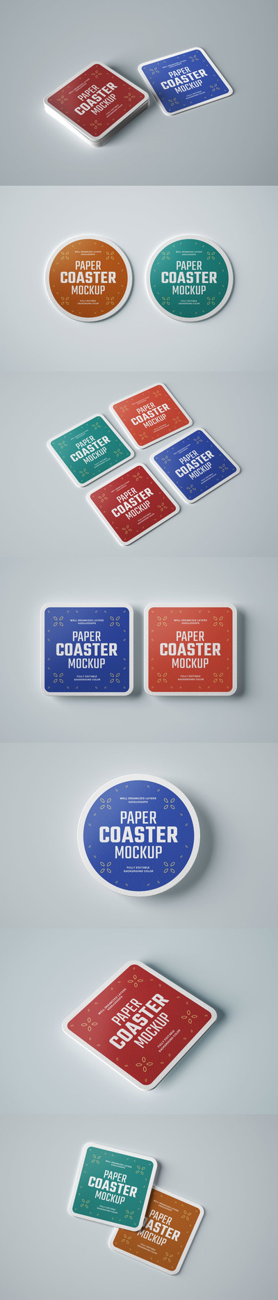 杯垫设计样机（PSD）