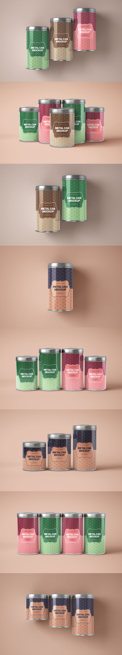 光滑圆形锡盒模型装置|圆筒形罐样机（PSD）