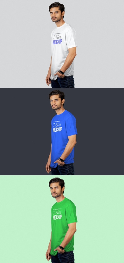 T恤模型样机下载（PSD）