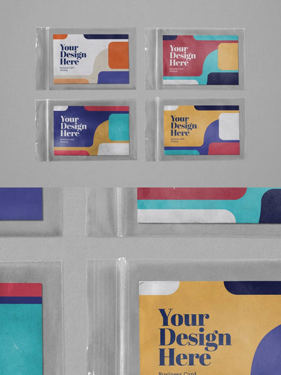 塑料拉链袋模型样机下载（PSD）