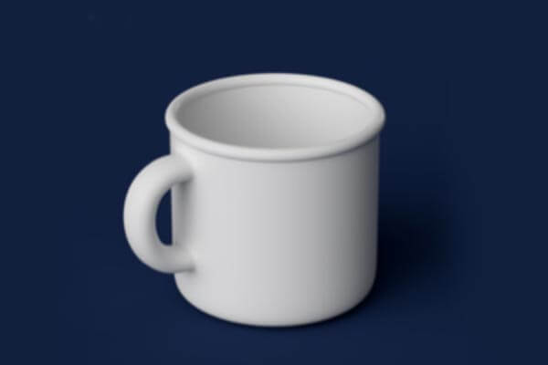 搪瓷杯马克杯C4D模型下载（FBX）