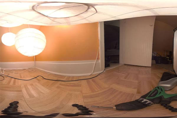 温馨灯光的室内场景HDRI光线贴图（HDR）