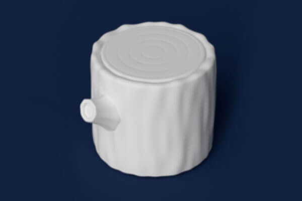 简约可爱的树桩C4D模型下载（FBX）