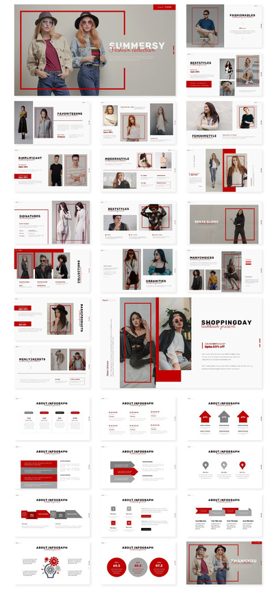 时尚风格PPT模板（PPTX）