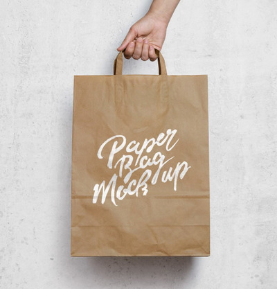 高端手提纸袋样机