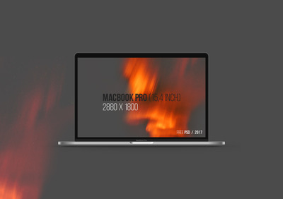 极简的MacBook Pro产品模型