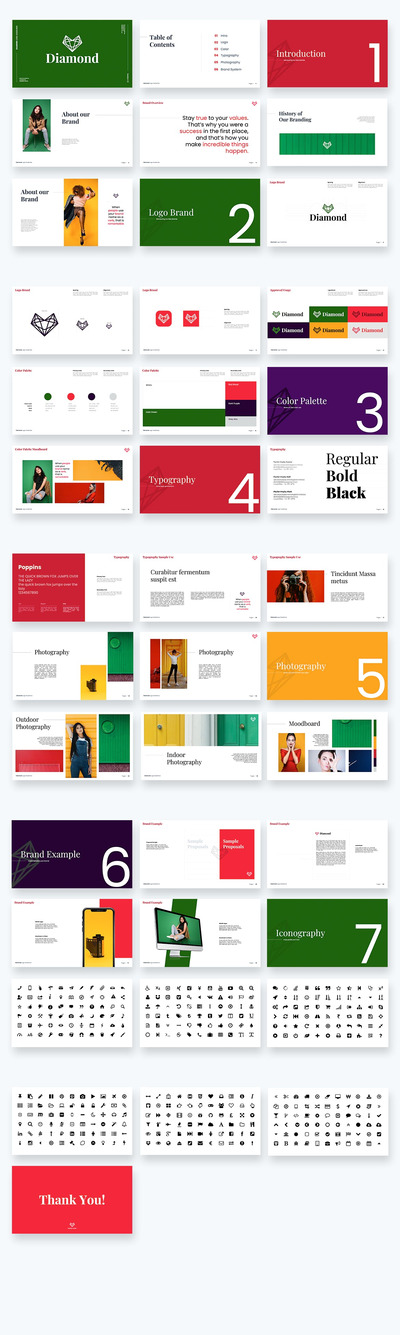 品牌指南手册模板下载（PPTX）