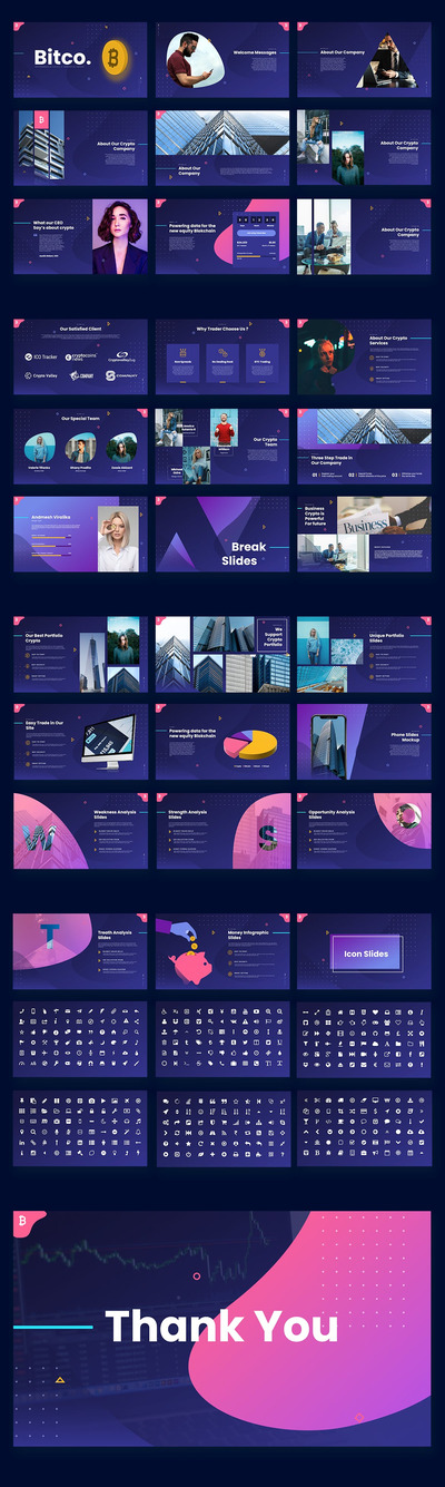 加密货币PPT模板（PPTX）