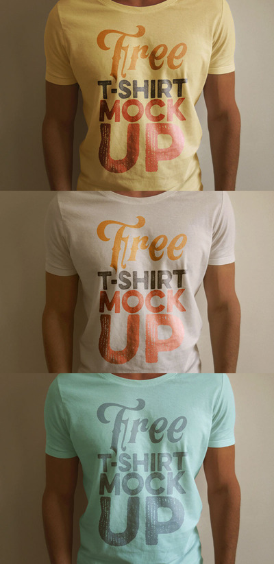 t恤正面展示模型