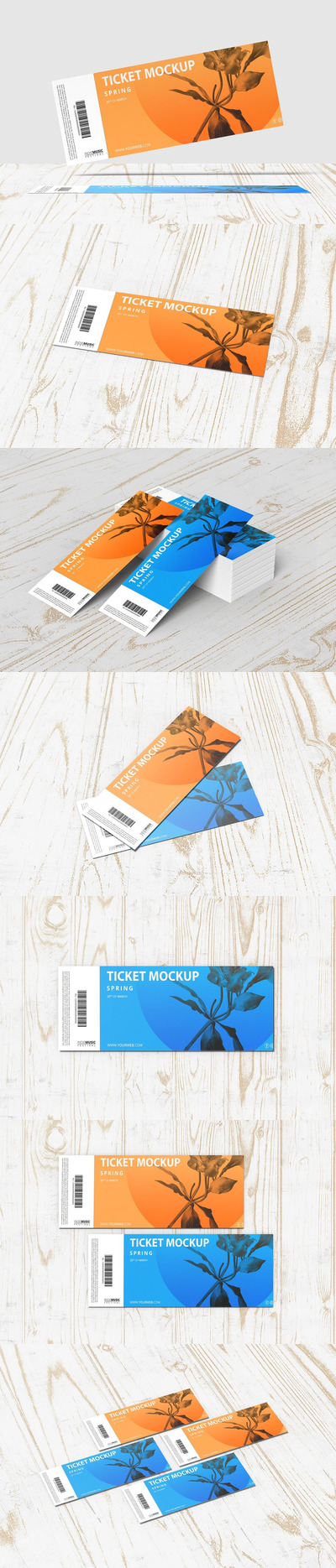 车票设计模型（PSD）