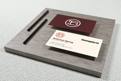 现代名片样机模型（PSD）