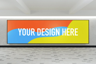 室内广告牌模型（PSD）