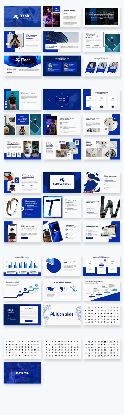 IT解决方案服务介绍PPT模板（PPTX）