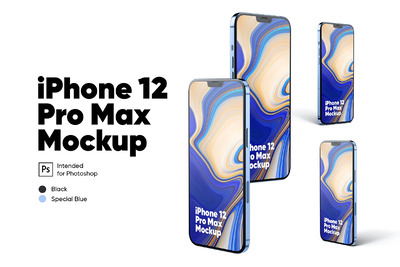 iPhone 12 Pro 手机设计样机（PSD）