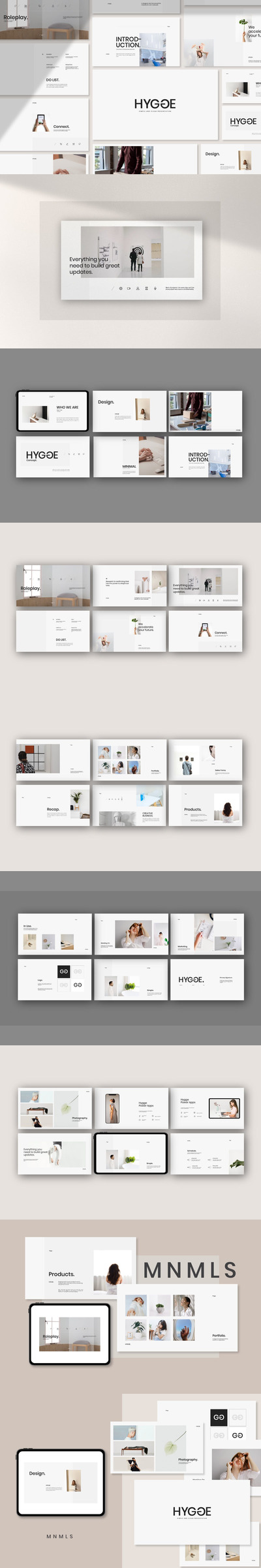 时尚高端简约优雅清新powerpoint幻灯片演示模板（pptx）