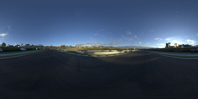 赛车跑道日落场景HDR图片下载（exr）