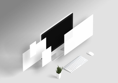 高端网页屏幕展示样机