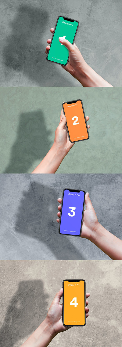 iPhone 11 Pro 手机样机（PSD）