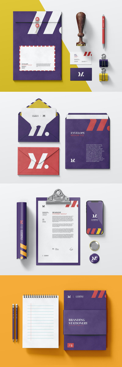 文具模型包样机（PSD）